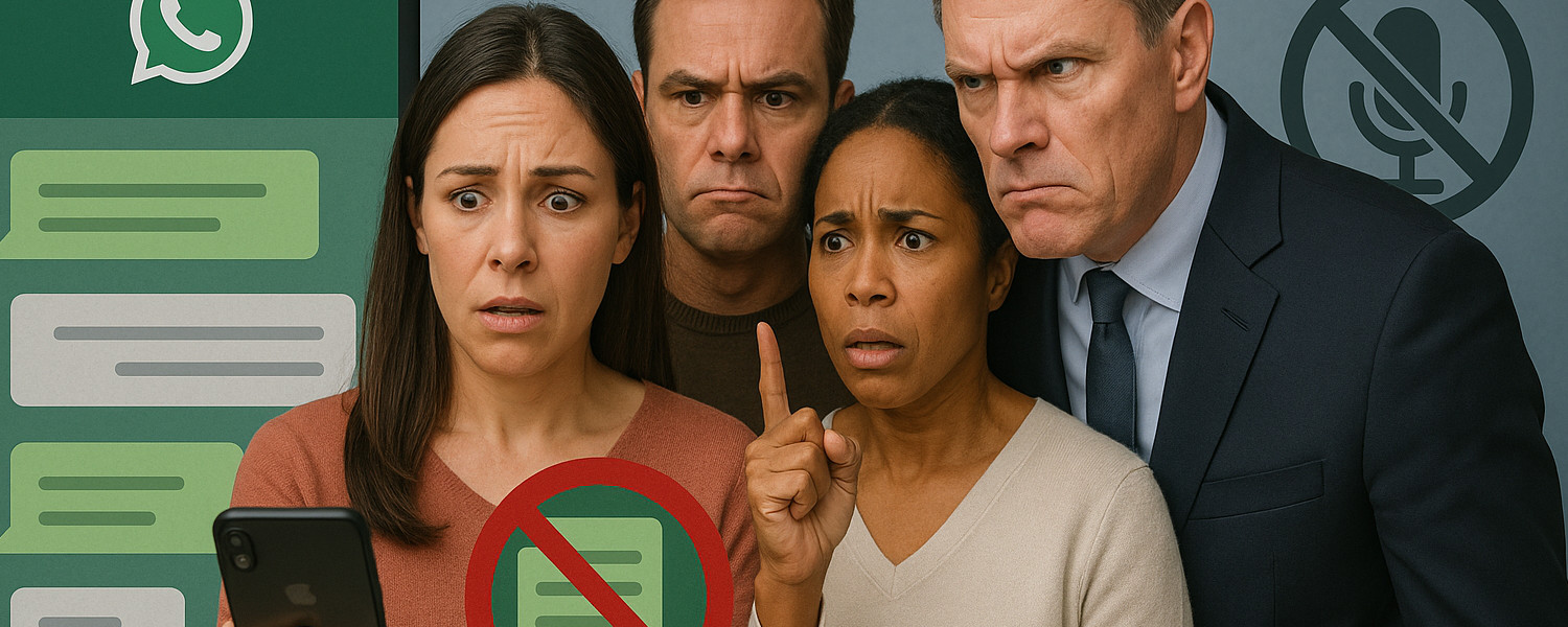 Can schools silence parents WhatsApp groups